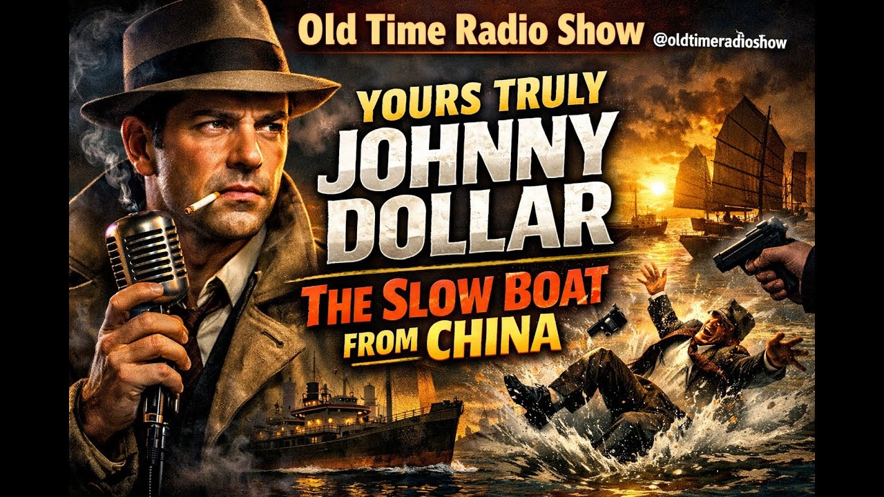 Yours Truly, Johnny Dollar – The Slow Boat from China | Classic Old Time Radio Mystery