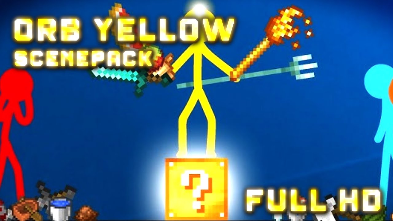 Yellow gets possessed by Lucky Block's Orb Scenepack Full HD | Animation vs Minecraft