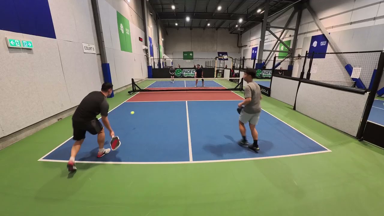 Pacific Pickleball: February 9 - Bily/Josh vs Philip/Daniel Game 1 