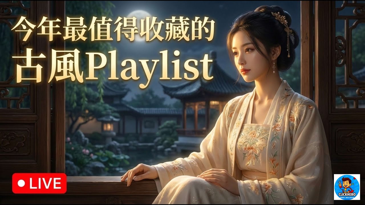 【古風音樂】Play list - ｜古風音樂電台：適合工作、讀書與靜心的 10 首神曲，每一秒都是靈魂的救贖｜古風音樂電台