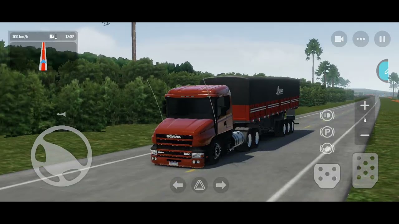 Meu novo caminhão no Global truck online 