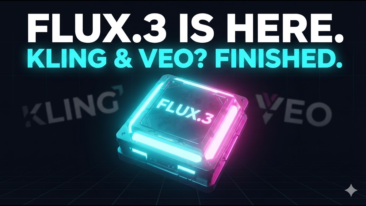 Kling & Veo Are Finished. FLUX.3 Changes Everything.