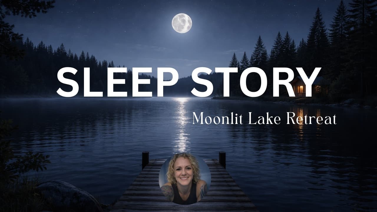 Moonlit Lake Retreat | 20 Minute Sleep Story for Deep Relaxation