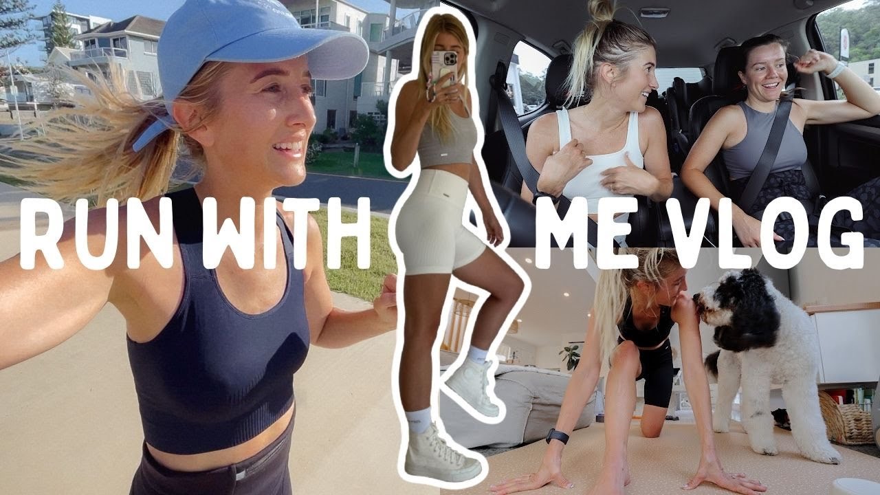TRAIN WITH ME: my weekly running vlog // Q + A  🏃🏼&zwj;♀️
