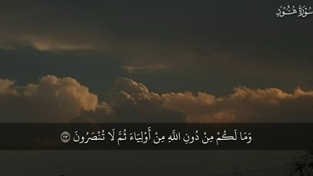 (ولا تركنوا الي الذين ظلموا فتمسكم النار) خواتيم سورة هود للقارئ محمد صديق المنشاوي