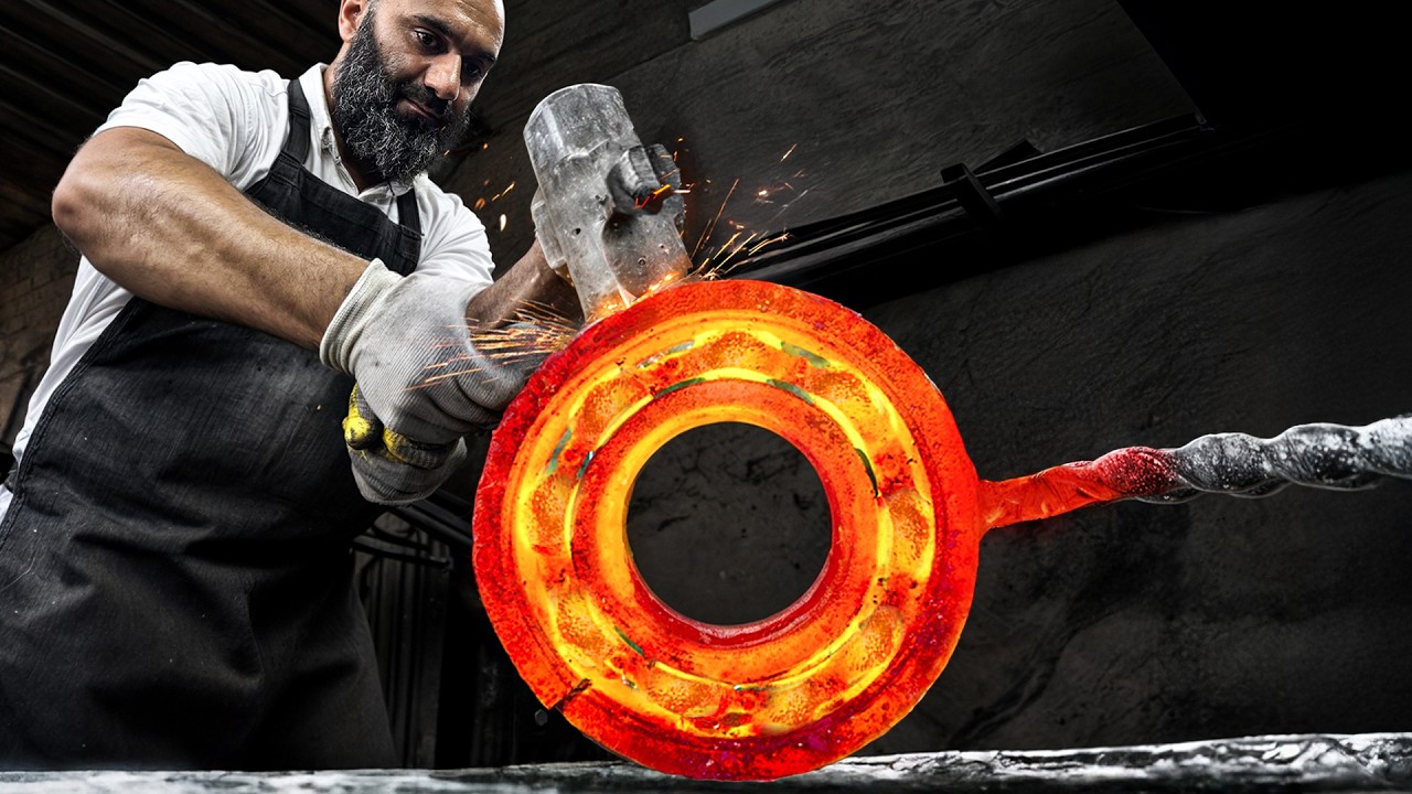 Forging Masterpieces: Crafting Unique Knives from Steel and Bearings