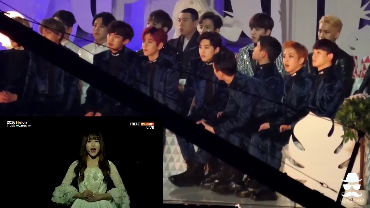 [#2] 161119 EXO SEVENTEEN Reaction to GFRIEND's Yuju Navillera Solo Stage on MMA 2016