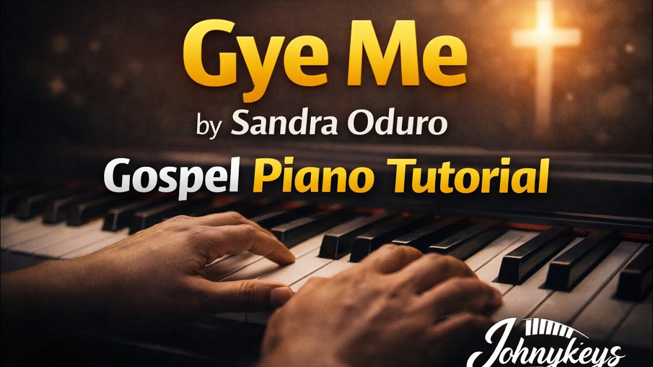Gye Me By Sandra Oduro | Gospel Piano Tutorial (Easy)