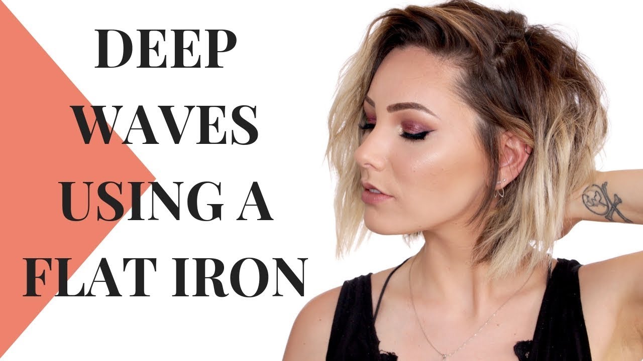 DEEP WAVE TUTORIAL || using flat iron