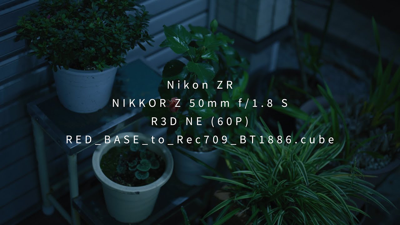 Nikon ZR_R3D NE_60P_RED BASE LUT