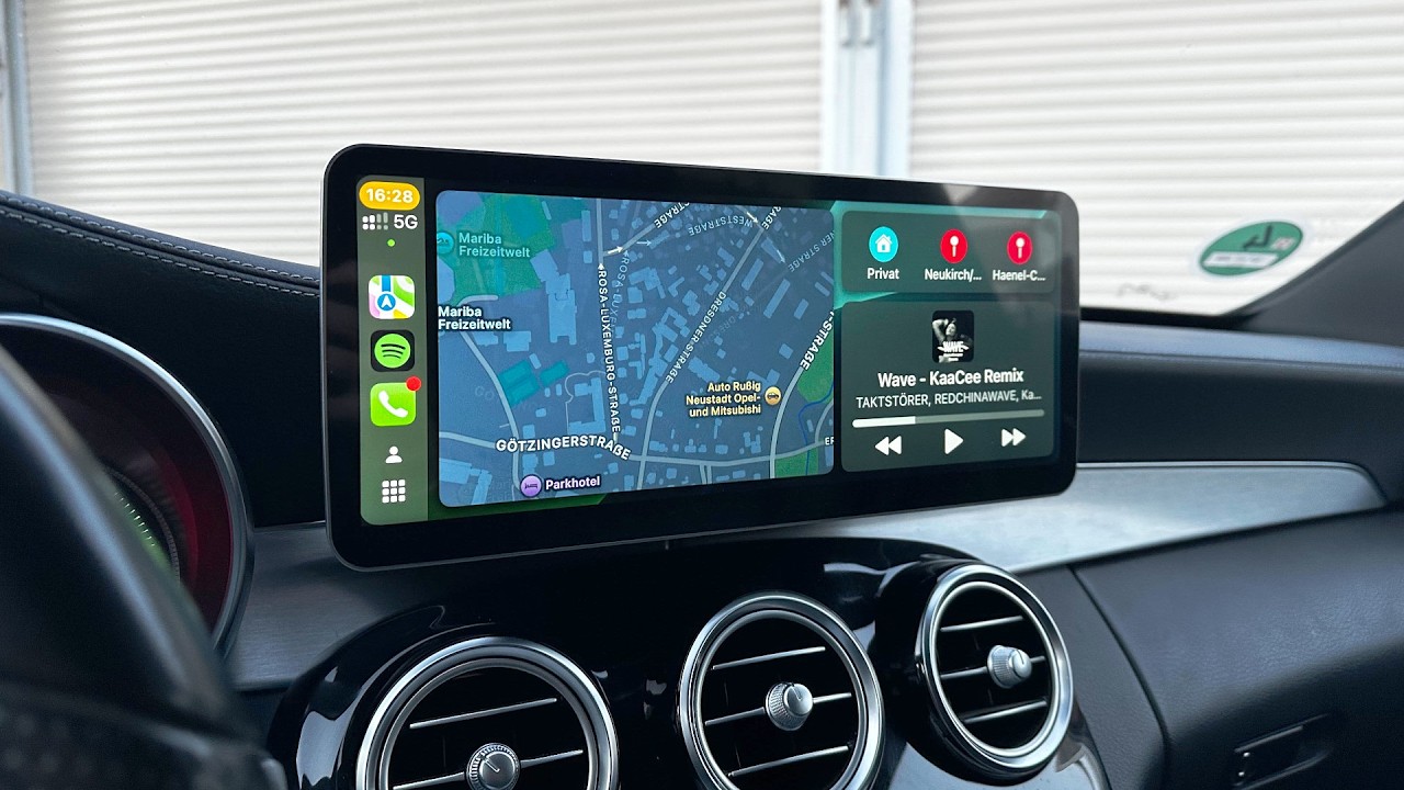 Mercedes Benz W205 C-Klasse Apple Carplay & Android Auto nachr&uuml;sten!