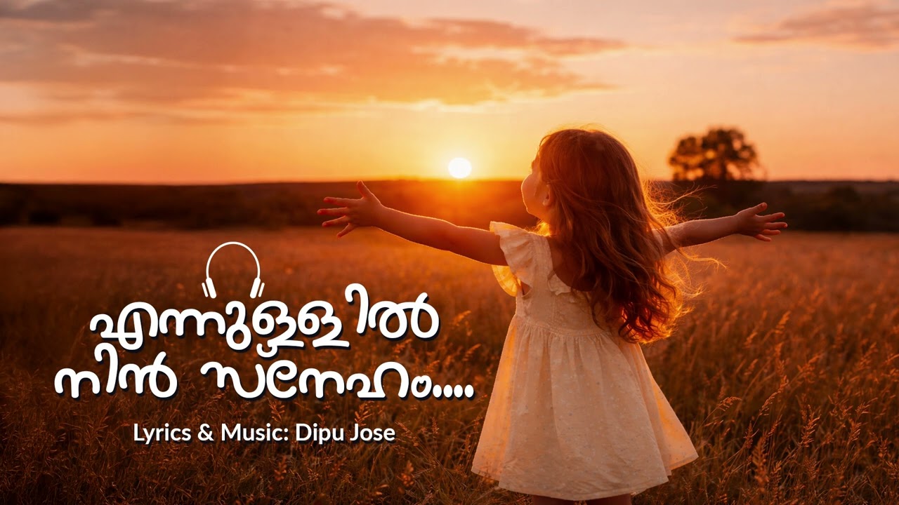 എന്നുള്ളിൽ നിൻ സ്നേഹം ഒളിവീശി| Malayalam Christian devotional song | Music & Lyrics: Dipu Jose
