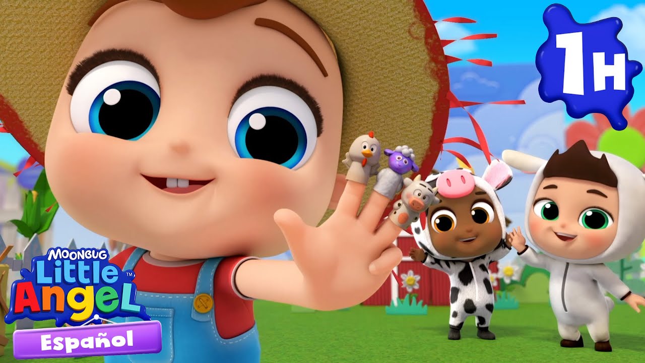 Animales en la granja con Bebé Juan 🐄 Caricaturas | Canciones Infantiles 🎵 Little Angel Español