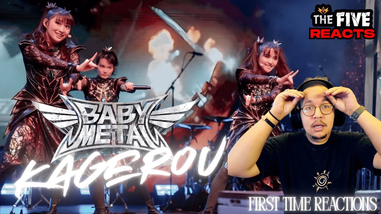BABYMETAL | Kagerou | с группой Kami на живом выступлении на Legend MM 2024 | The Five Reacts