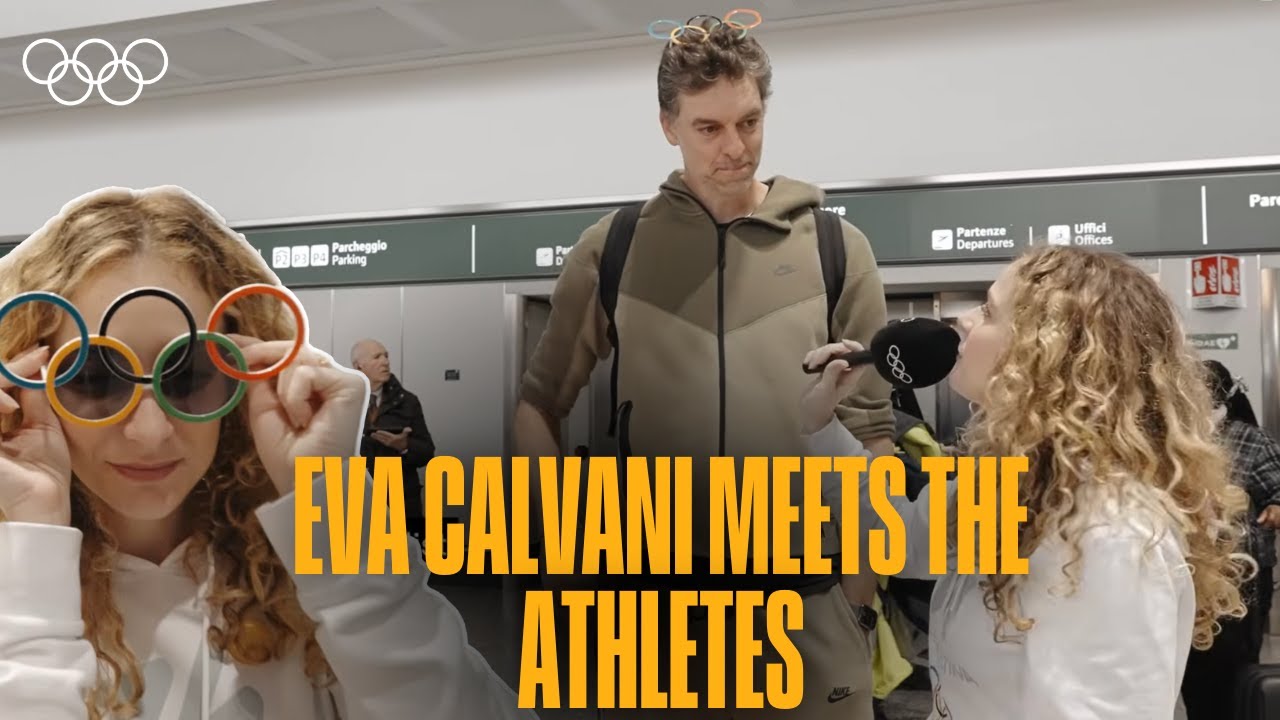 How to Become an Italian Diva? 🇮🇹🎤 | Eva Calvani Meets Athletes at the Airport in Milan