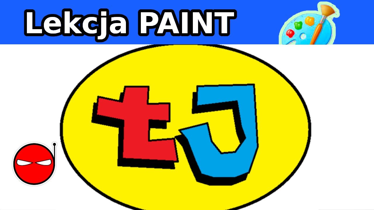 PAINT - Logo z inicjałów | Lekcja informatyki dla szkoły Podstawowej | Łukasz Jurek UCZY
