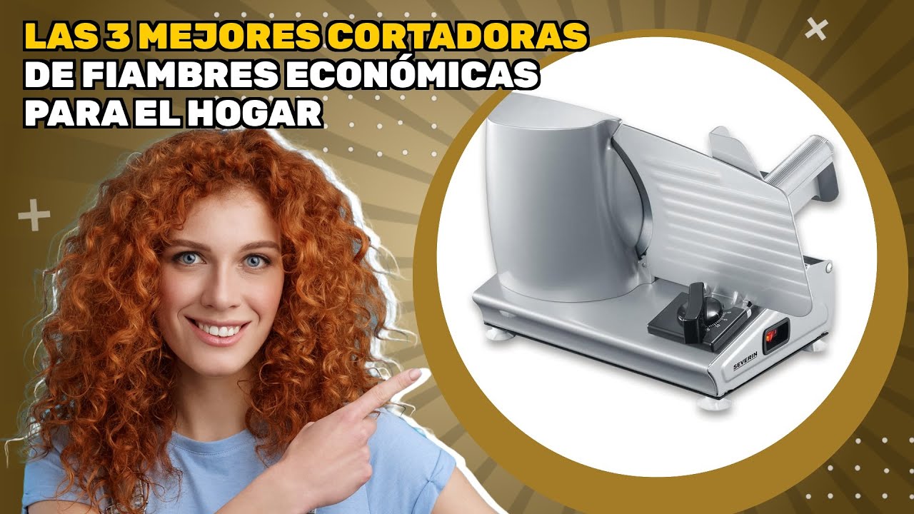 Las 3 mejores cortadoras de fiambres económicas para el hogar 2026: novedades y consejos