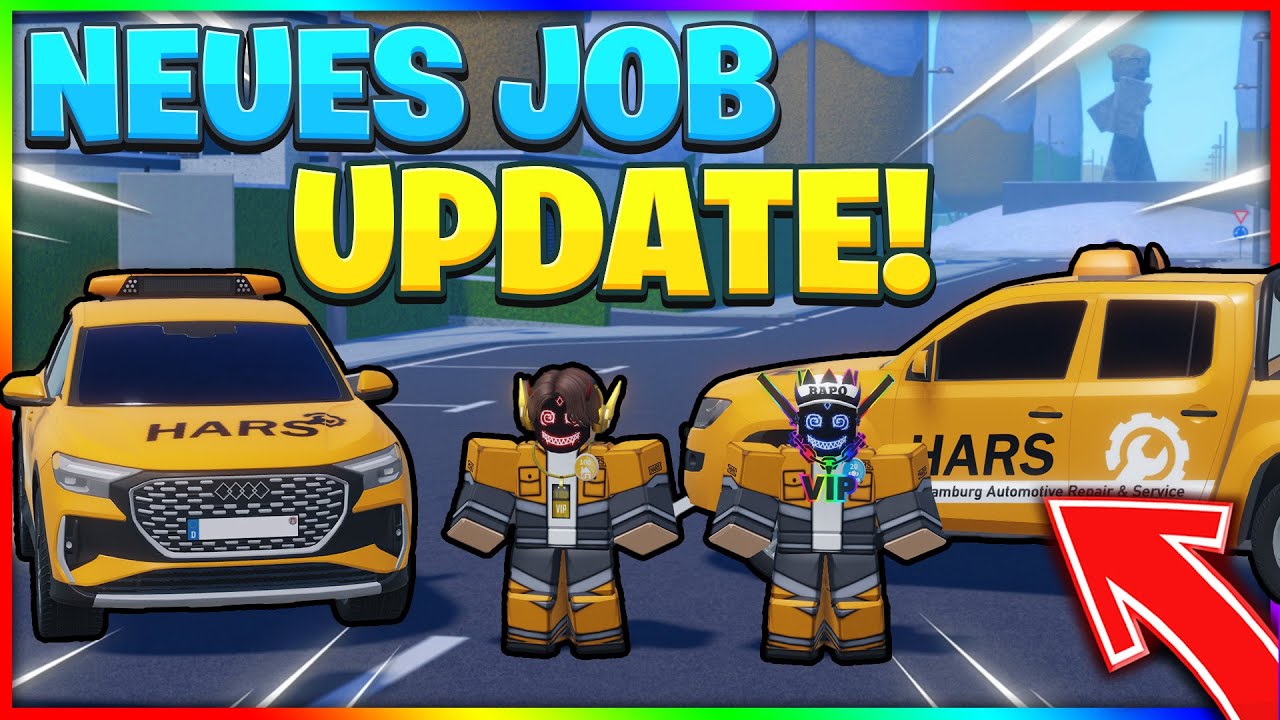 NEUER HARS JOB UPDATE nach LANGER ZEIT?! Notruf Hamburg Roblox