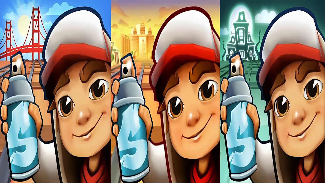 Subway Surfers : Journey To The East 2021 🆚 San Francisco 2024 🆚 Haunted Hood 2024