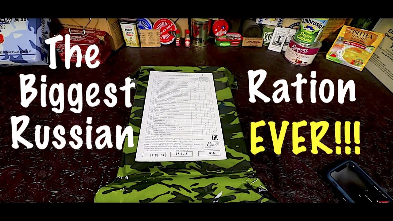 MUST SEE NEWEST VERSION Russian MOUNTAIN RATION Review