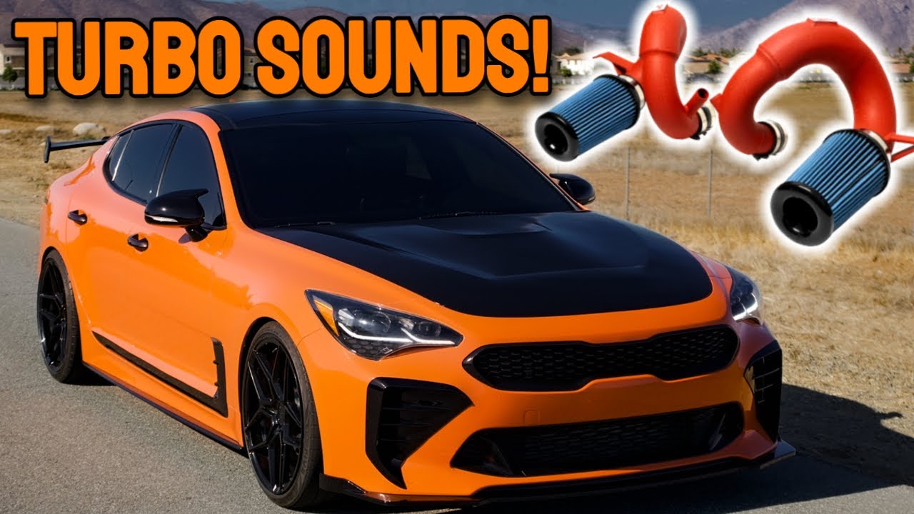 MY KIA STINGER SOUNDS CRAZY! Installing Air Intakes!