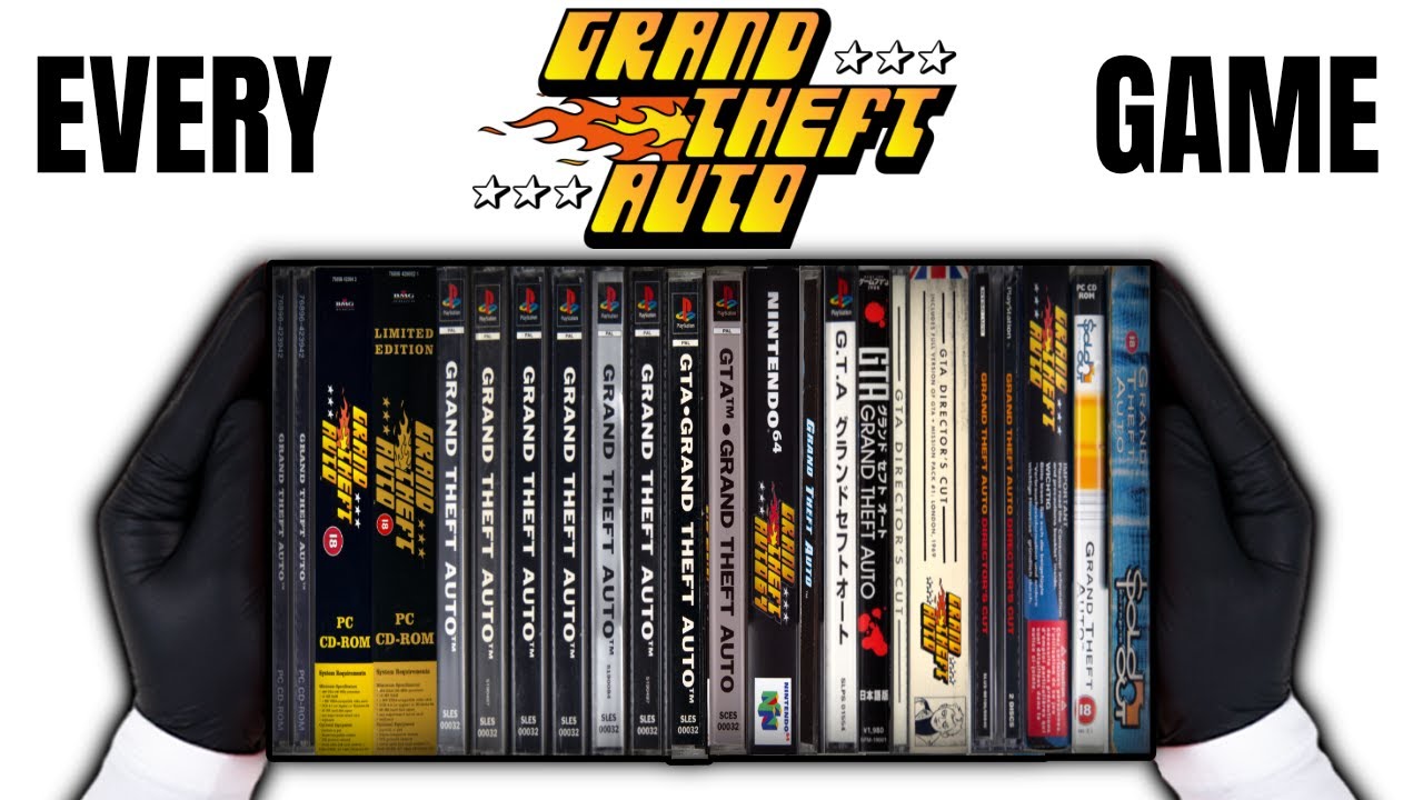 I Unboxed Every GRAND THEFT AUTO 1 Game EVER