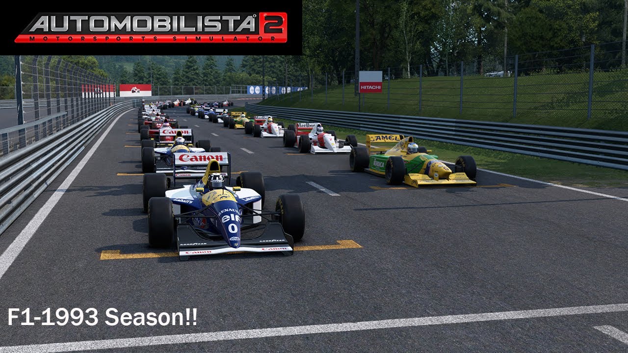 Automobilista 2-Formula 1 in 1993 at Spa