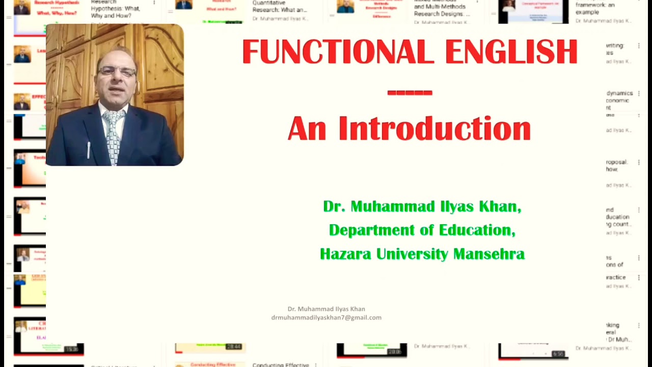 Functional English: An Introduction
