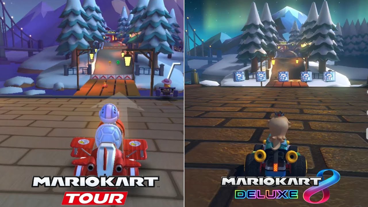 Evolution Of Tour Vancouver Velocity Course In Mario Kart Series [2020-2023]
