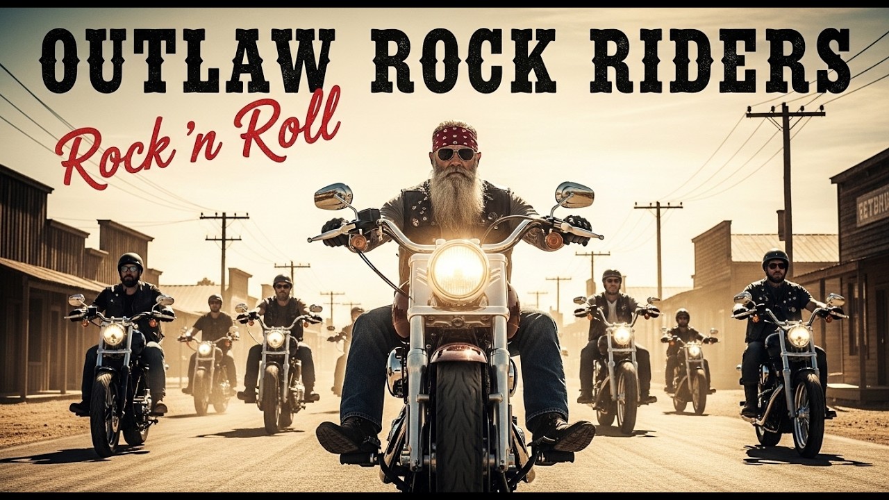 Outlaw Rock N Riders 🏍️ Rebel Brotherhood | Hard Rock Highway Vibes