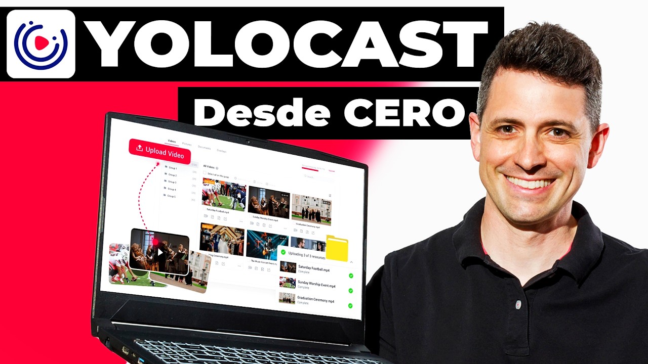 YOLOCAST 🔴 Guía desde CERO | Cómo emitir 24H en TU WEB | Introducción, Funciones y Configuración