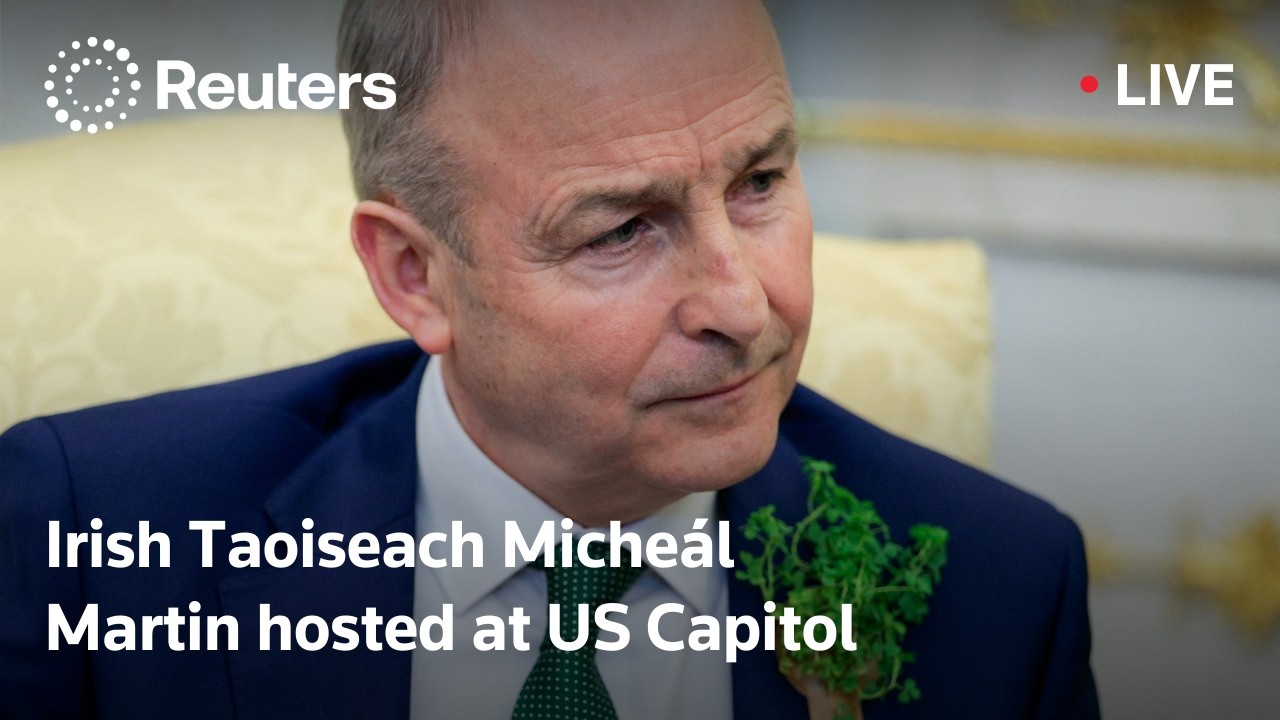 LIVE: House Speaker Mike Johnson hosts Irish Taoiseach Micheál Martin