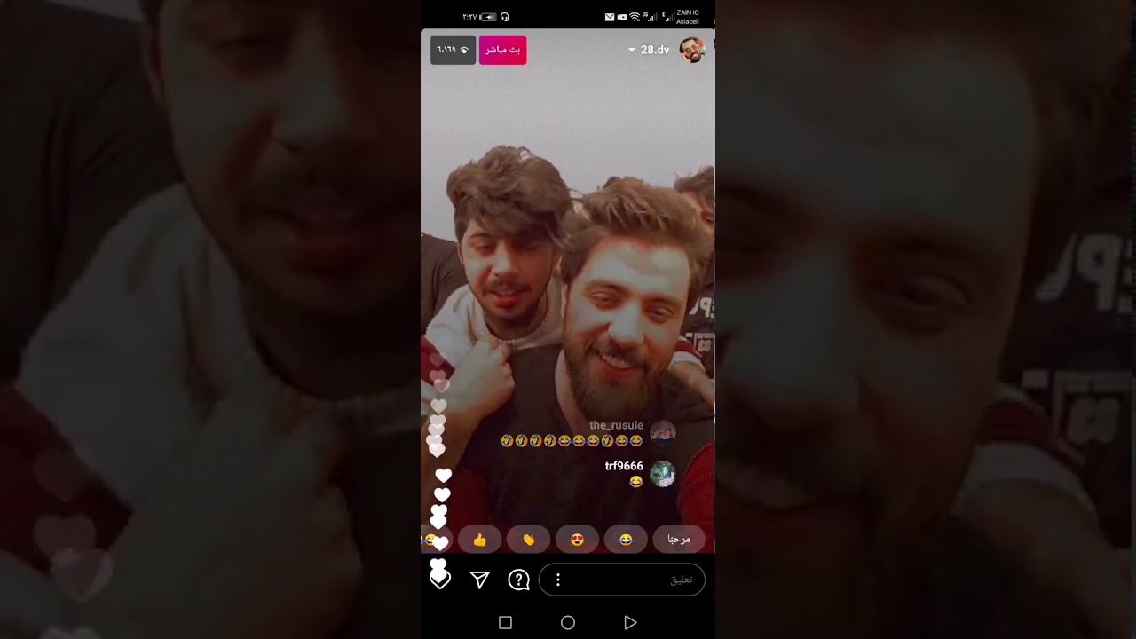 بث مباشر محسن الاندلسي و شيماء تكله شكرا خويه يكله منين لكيتي هاي كلاوات مال اخوي
