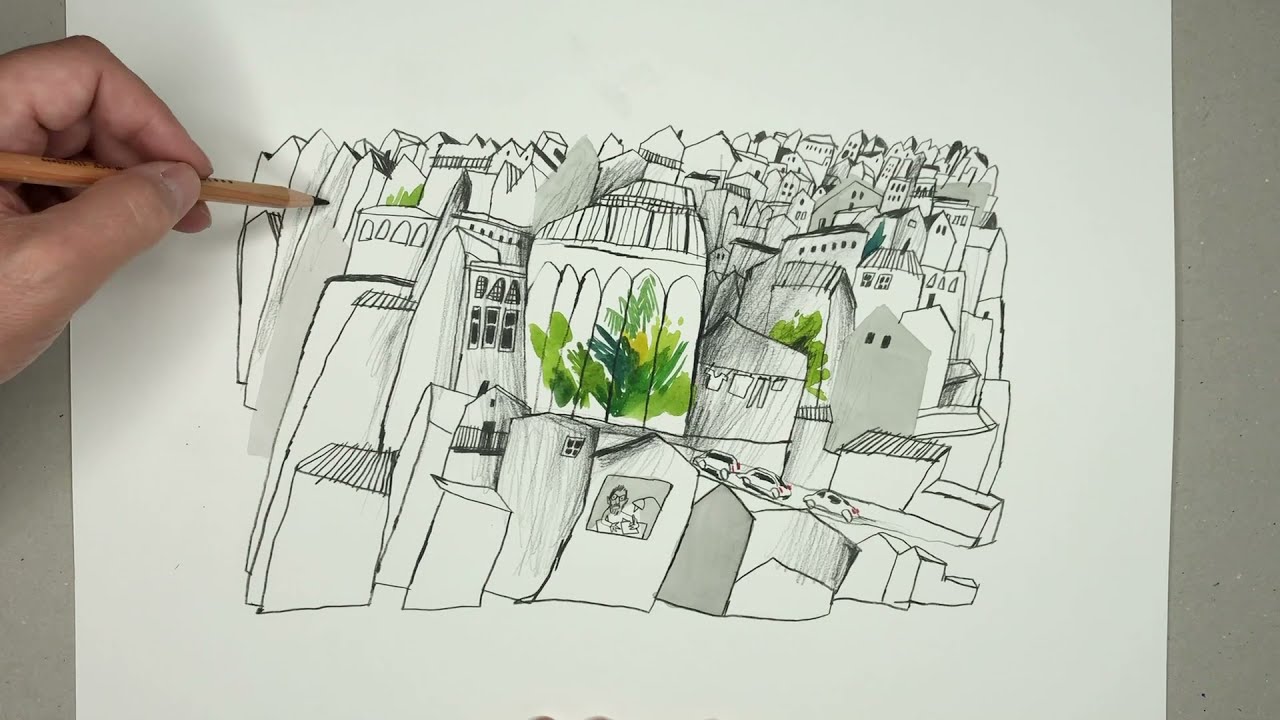 Drawing Glass House