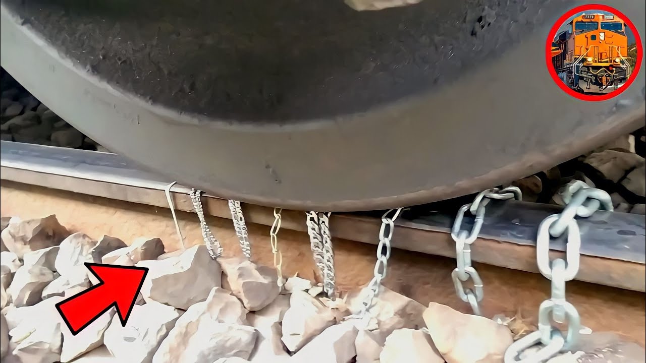 Train vs chain experiment || Train Experiments @TrainExperiments