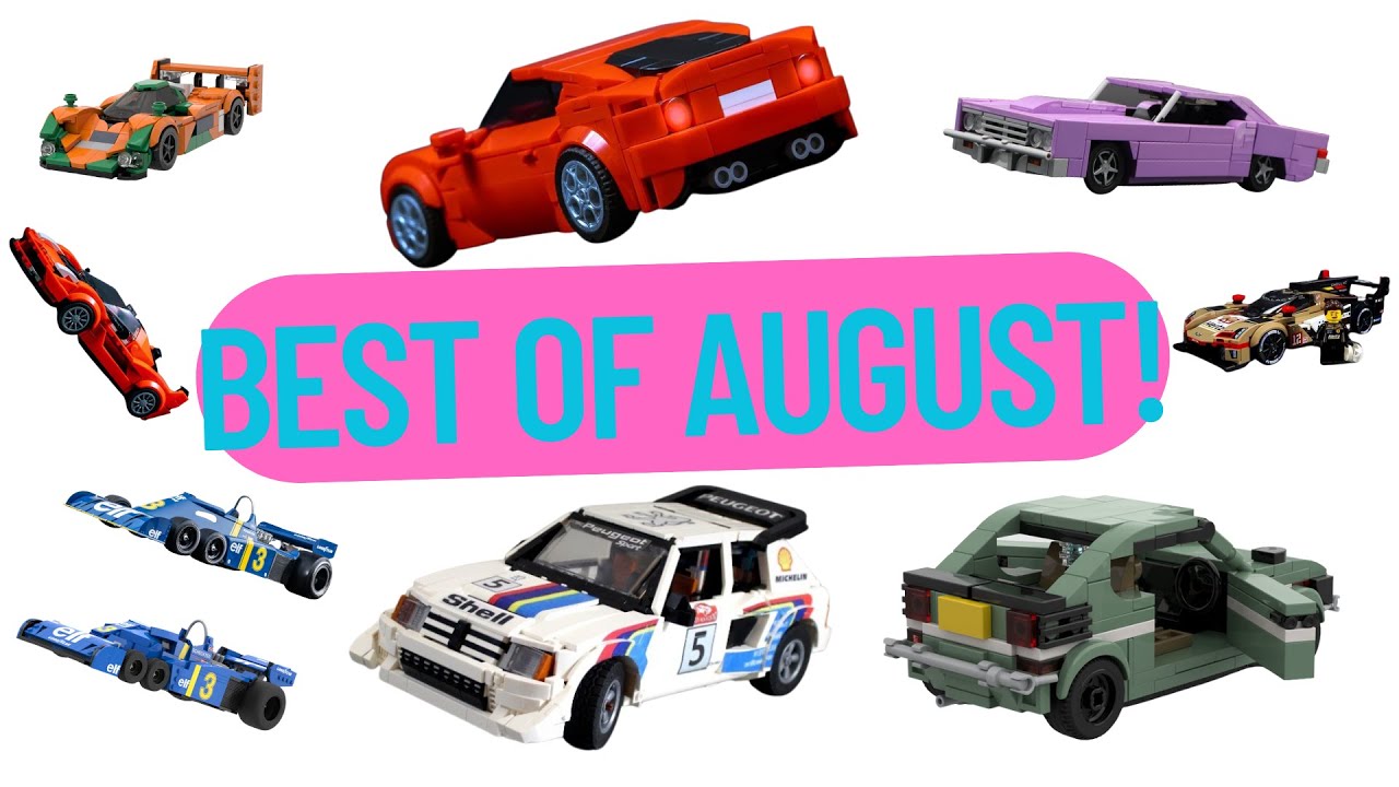 The BEST LEGO CAR MOCs of AUGUST 2025 on Rebrickable! #lego #legomoc #best #top #toys #legocars #toy