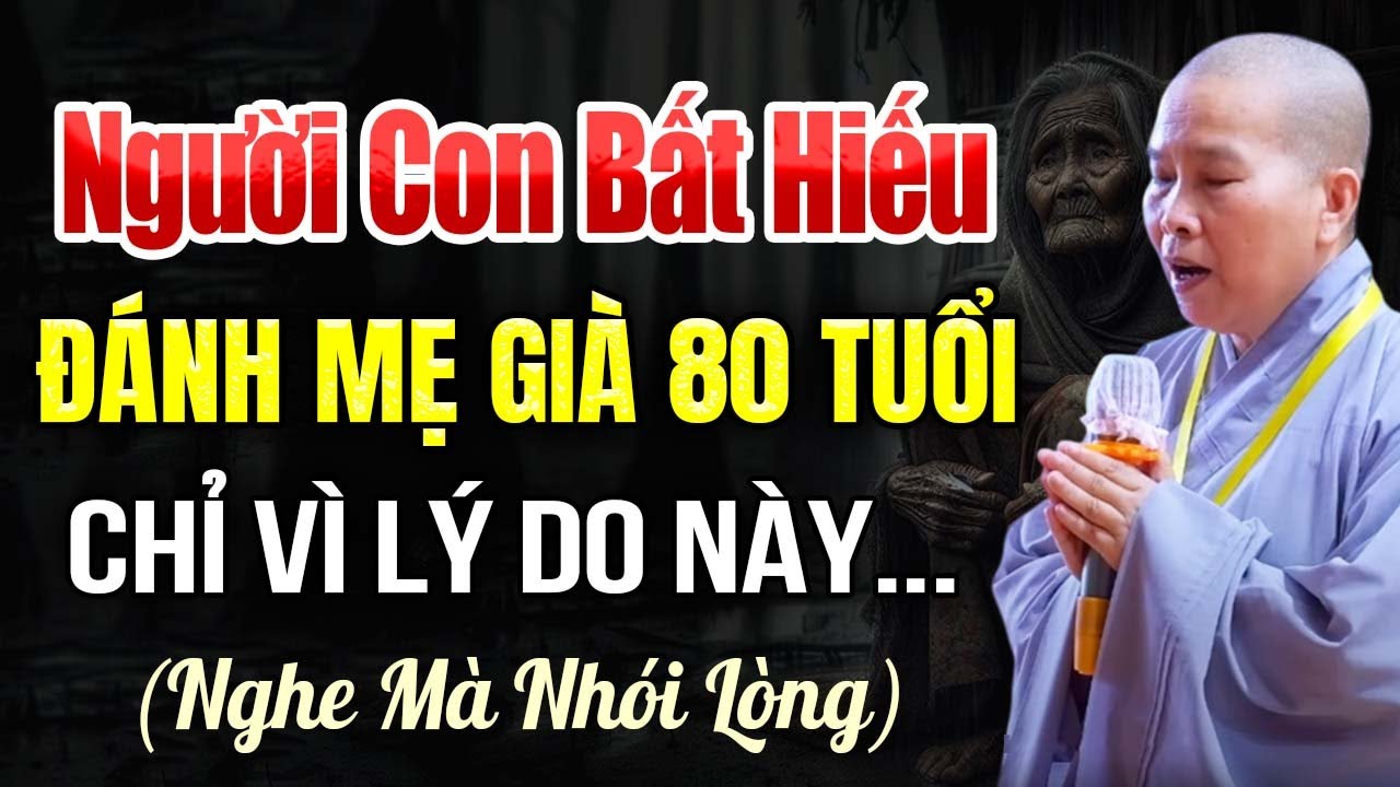 Người Con Bất Hiếu ĐÁNH MẸ GIÀ 80 TUỔI Chỉ Vì Lý Do Này.. (Nghe mà nhói lòng) | SC. Thích Nữ Như Lan