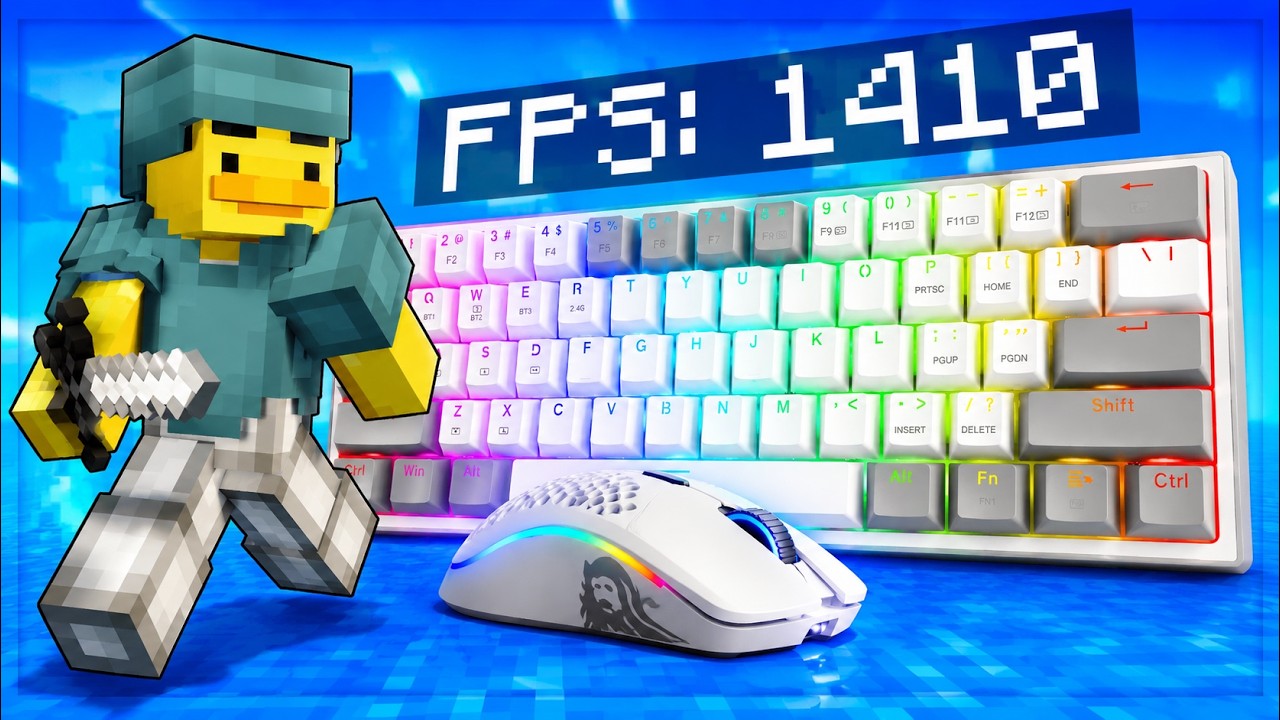 Keyboard & Mouse ASMR 🖱️⌨️ BedWars Kokscraft