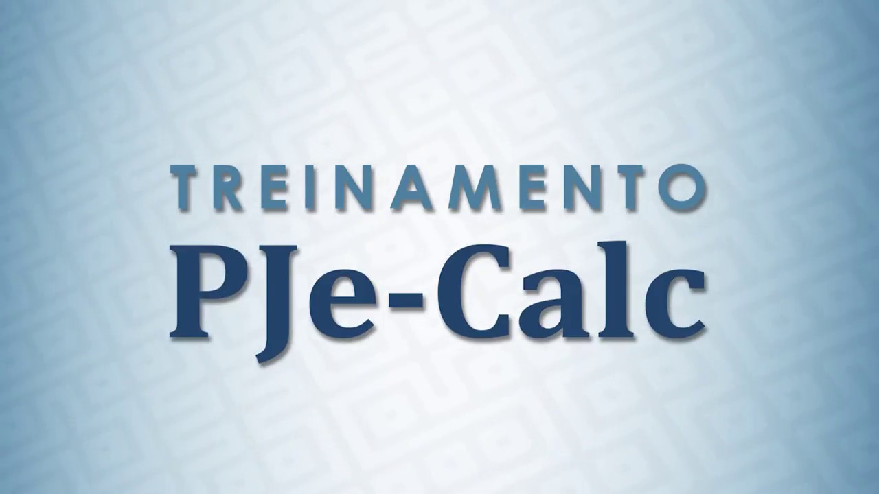 Aula 4 - Verbas (PJe-Calc)