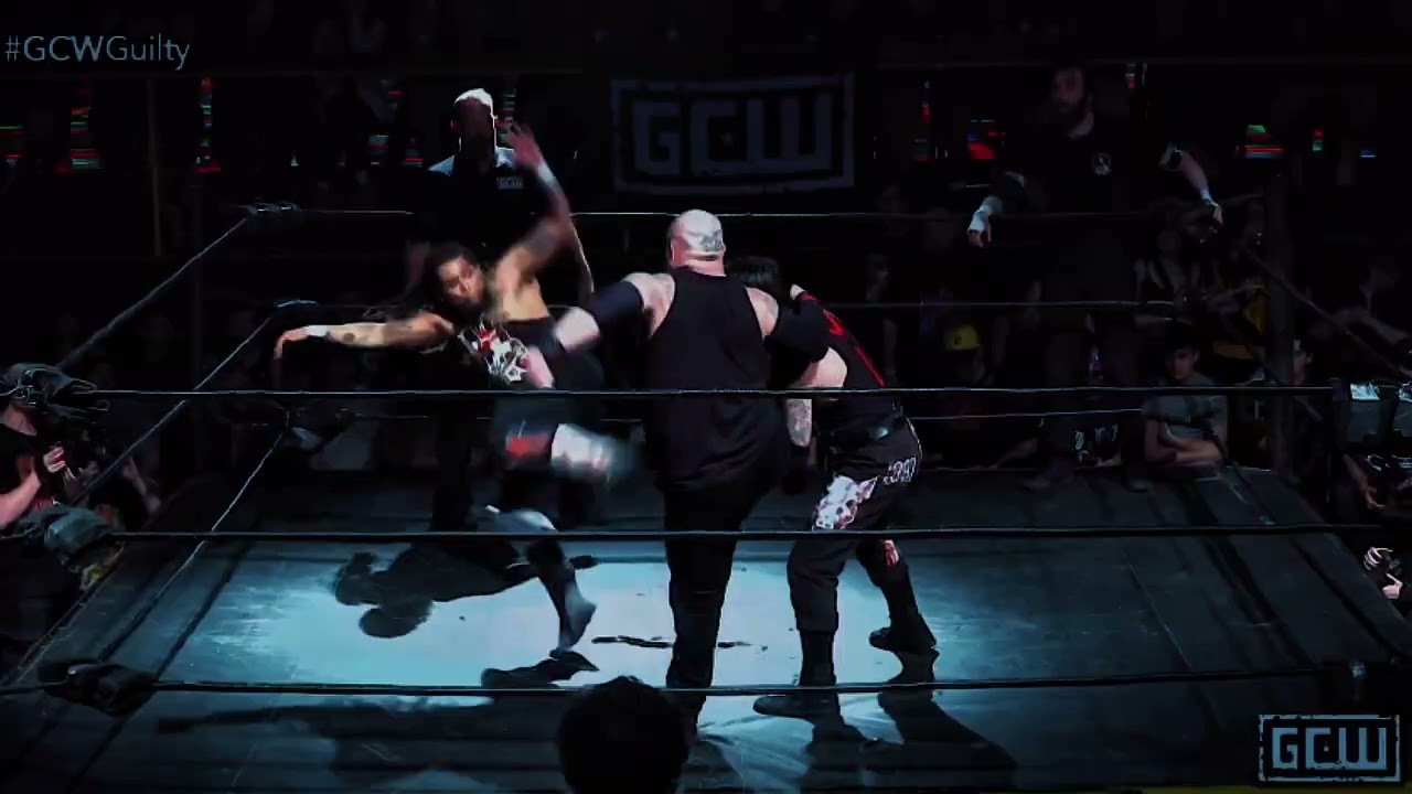 Cogars v Malcolm Monroe & Tommy Vendetta  #gcwguality #atticuscogar #otiscogar #wrestlingedits 