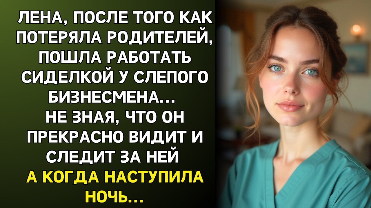 Девушка устроилась сиделкой к слепому миллионеру, но он видел всё и следил за каждым ee движением...