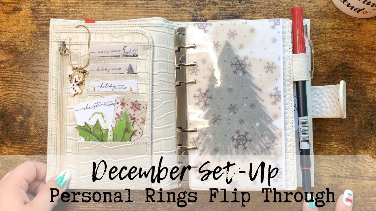 December Set-Up | Personal Rings Flip Through