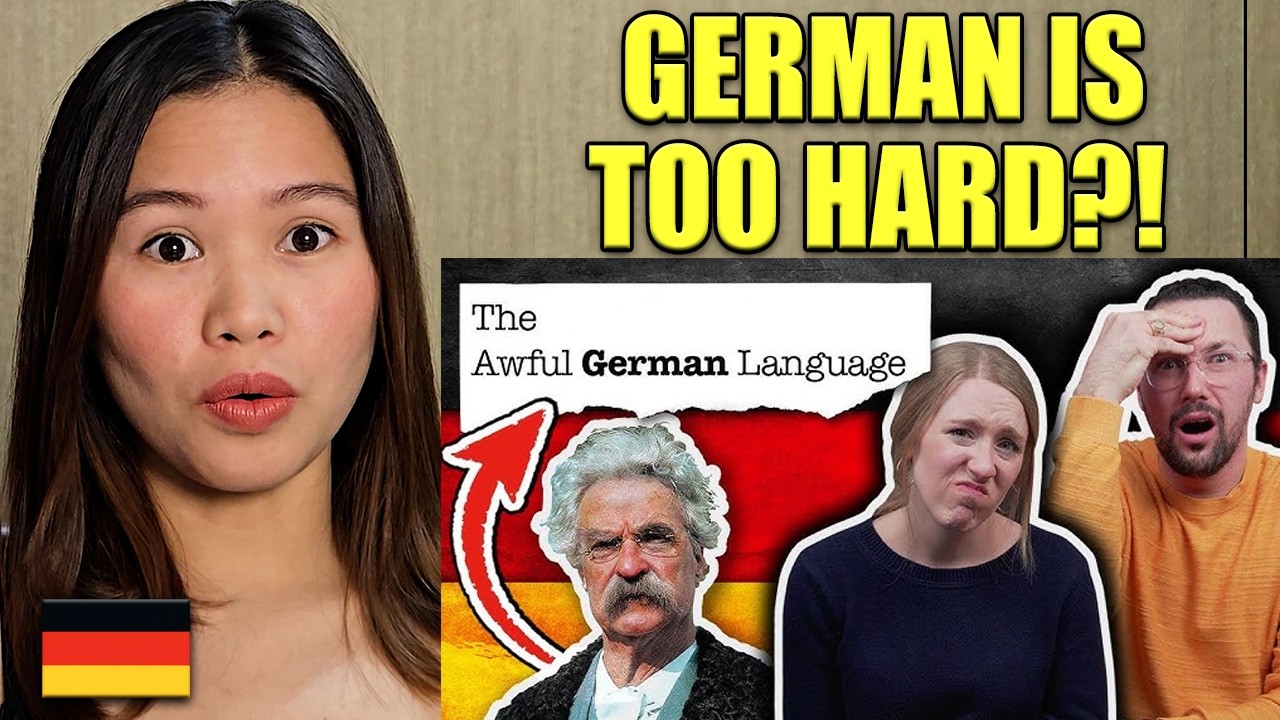 American Girl Reacts to Is Learning German Really As Hard As They Say It Is!