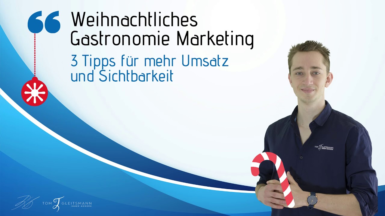 Weihnachtliches Gastronomie Marketing - 3 Tipps f&uuml;r mehr Umsatz