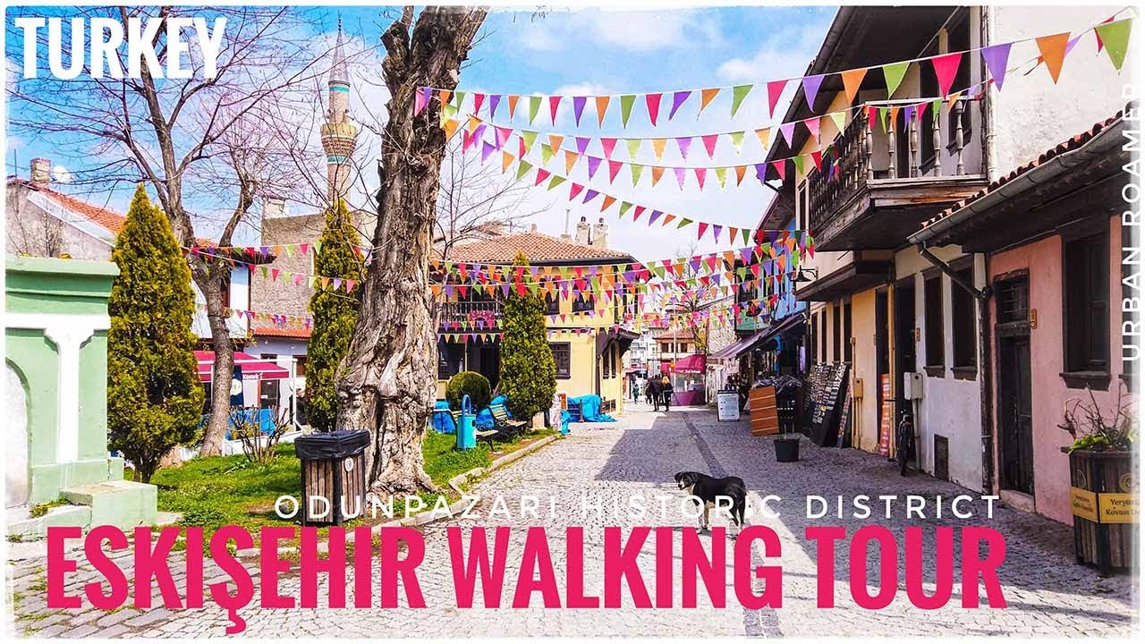 Eskişehir, Turkey 🇹🇷 - 4K Walking Tour in Odunpazarı Old Town District during Ramadan