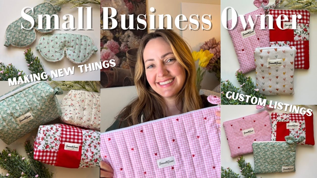 Small Business Owner - Small Business Vlog - Sewing New Things #smallbusinessowner #dayinmylife