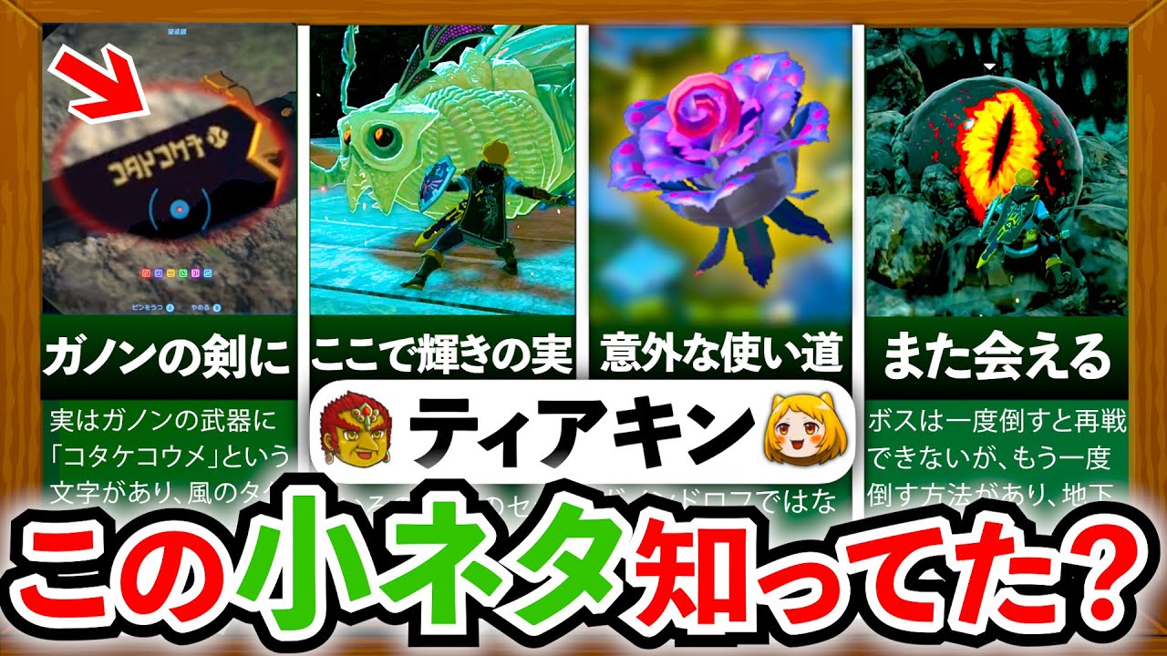 【ティアキン】99%が知らないボス戦の小ネタ集
