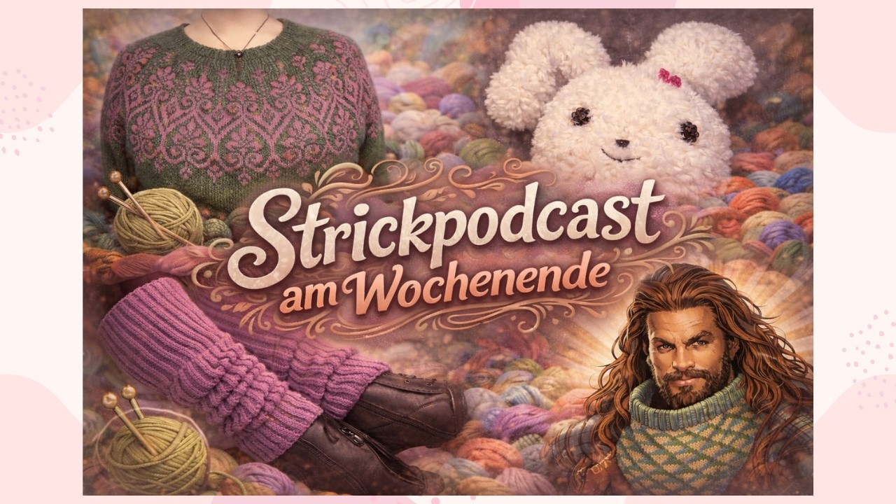 Strickpodcast am Wochenende - Osterbunny, Momoa Hug, Elenor Mortensen und schnarchende Hunde
