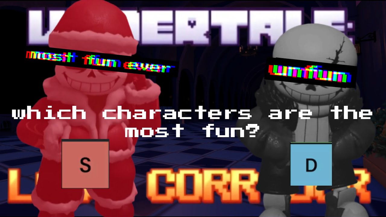 Undertale Last Corridor: ranking every character based on how fun they are