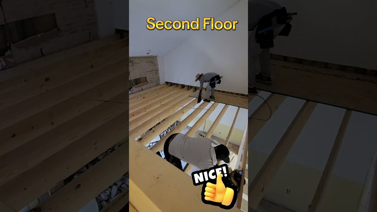 How to Add a second floor to your house! #construction #completedhouse #househuntersrenovation